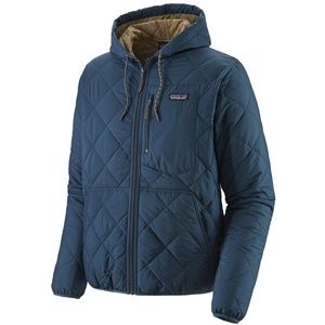 PATAGONIA MENS DIAMOND QUILT BOMBER HOODY - Medium
